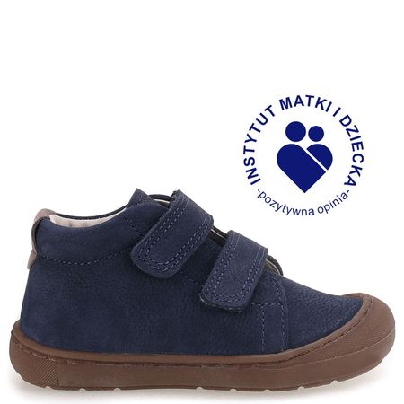 Lima barefoot granatowe trampki dziecięce ze skóry naturalnej