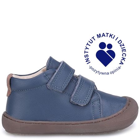 Lima barefoot granatowe trampki dziecięce ze skóry naturalnej