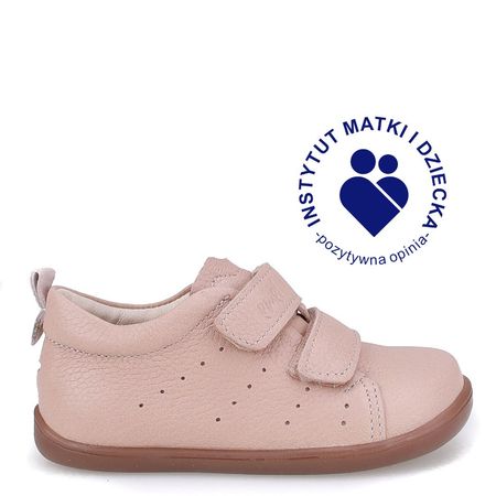 Luma Barefoot beżowe trzewiki dziecięce ze skóry naturalnej