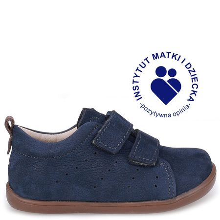 Luma Barefoot granatowe trzewiki dziecięce ze skóry naturalnej