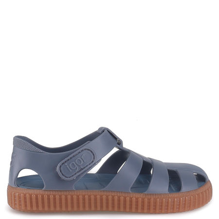 Granatowe Sandały Dziecięce Nico Caramelo Blue Igor