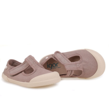 Brązowe Tenisówki Dziecięce Barefoot Lona Pepito Cocoa Igor zdjęcie 4