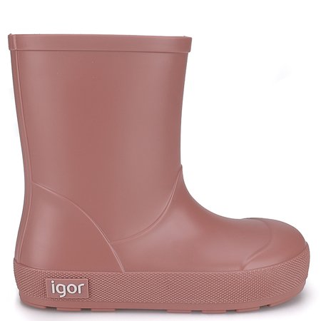 Różowe Elastyczne Kalosze Dziecięce Barefoot Yogi Dusty Pink Igor