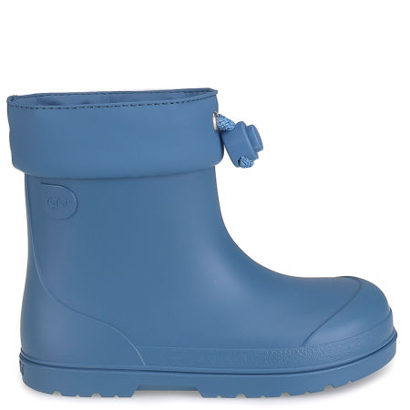 Niebieskie Elastyczne Kalosze Dziecięce Barefoot Mendi Blue Igor